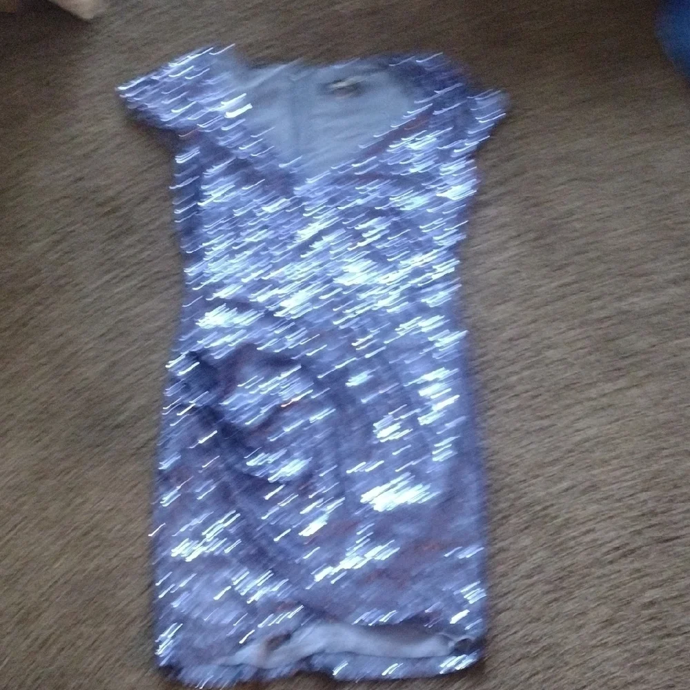 Lulu's Sparkling Sapphire Mini Dress Holiday
